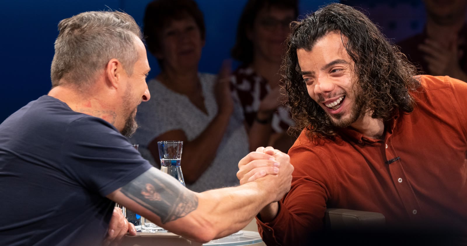 Demirhan Kirhan im näheren Gesprächsausschnitt im SWR Nachtcafé